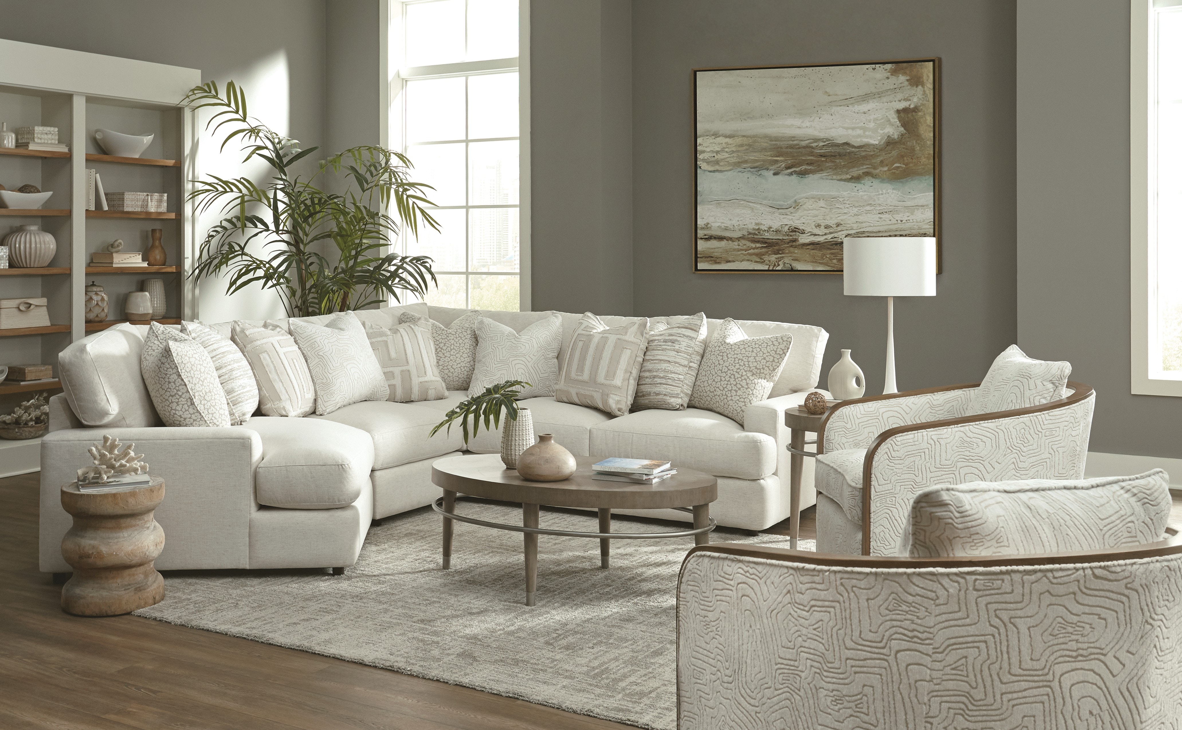Paula Deen by Craftmaster Living Room Sectional P7356BD-Sect